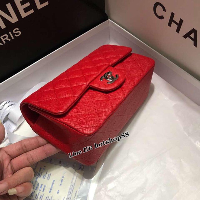 CHANEL女包 頂級原單 細球cf 1116金扣銀扣 小顆粒球紋皮 香奈兒單肩包 手提肩背斜挎包 djc1449